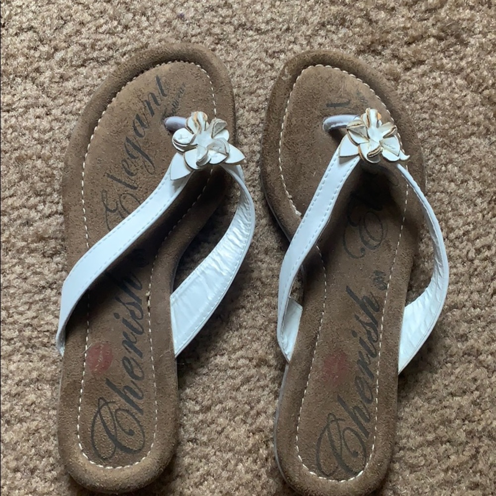 White flip flop